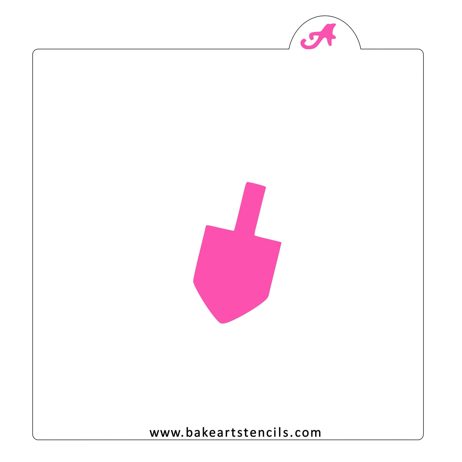 Dreidel Cookie Stencil