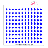 Dreidel Sprinkles Stencil