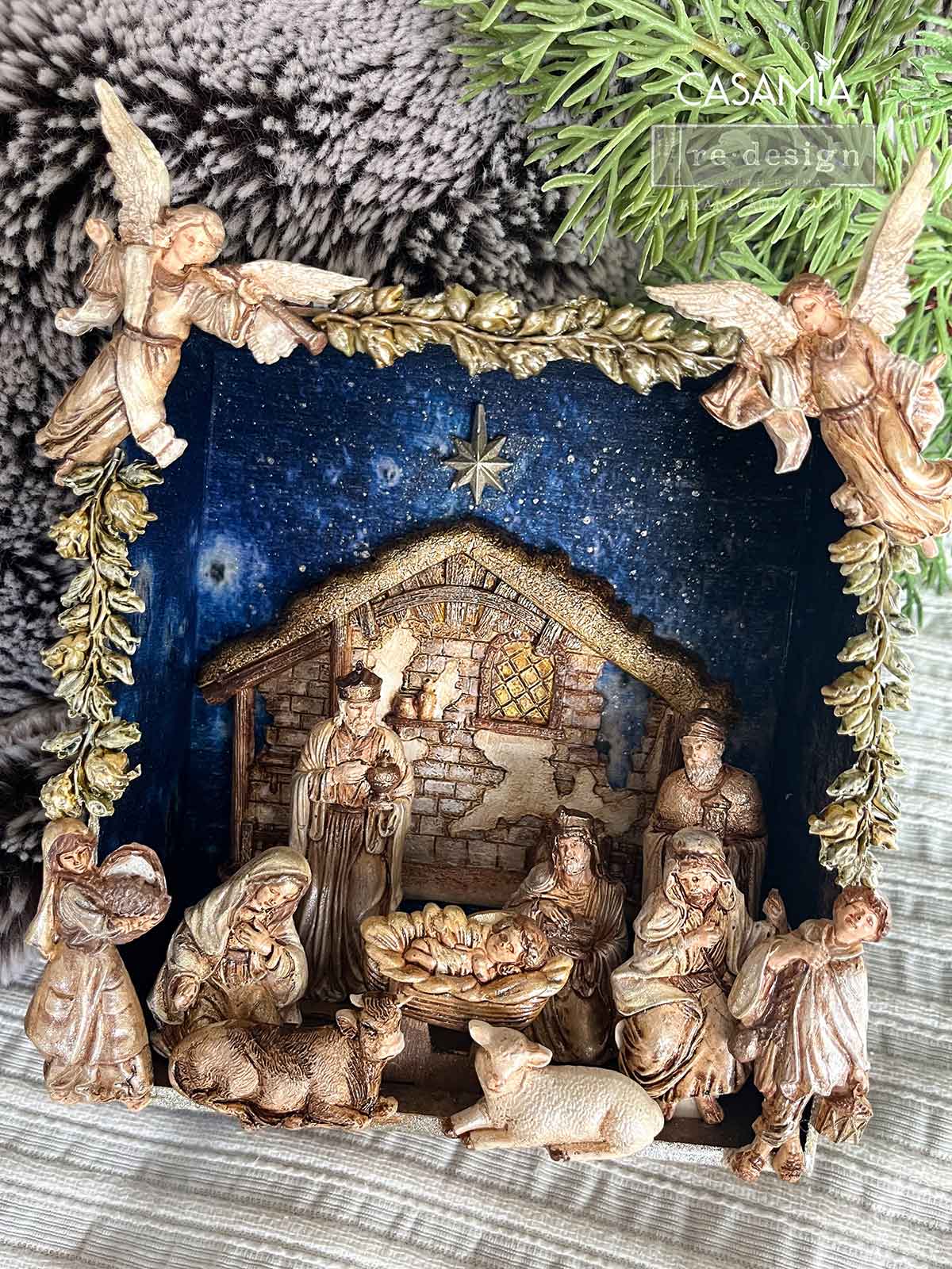 Decor Moulds® - Holy Night Nativity - 1 pc, 5