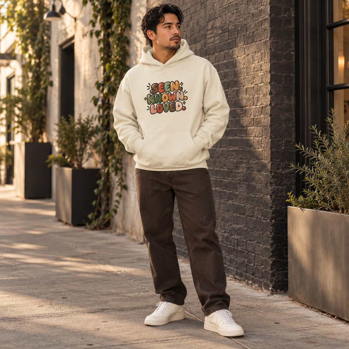 SEEN. KNOWN. LOVED. Heavyweight Oversized Hoodie