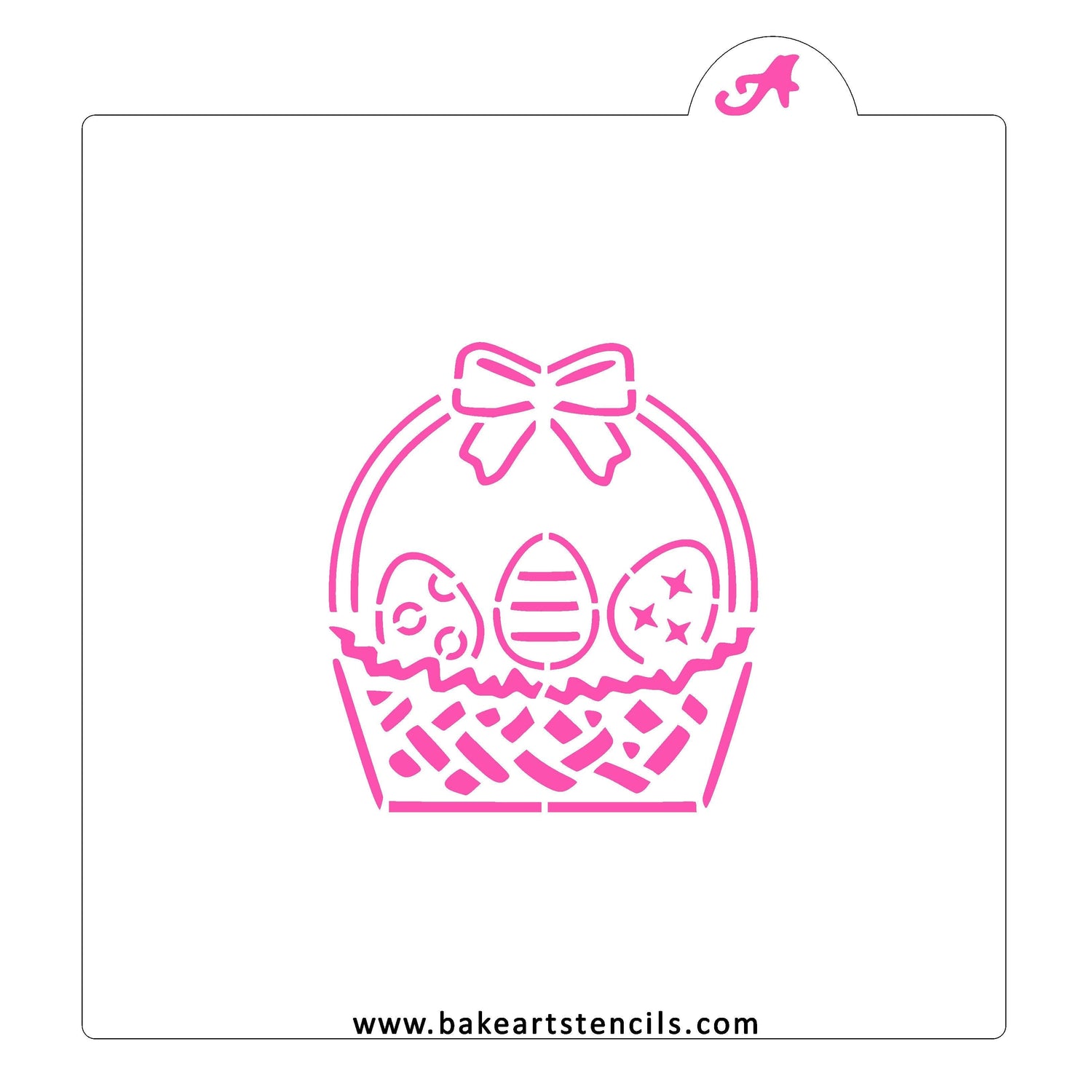Easter Basket PYO Cookie Stencil