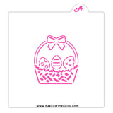 Easter Basket PYO Cookie Stencil
