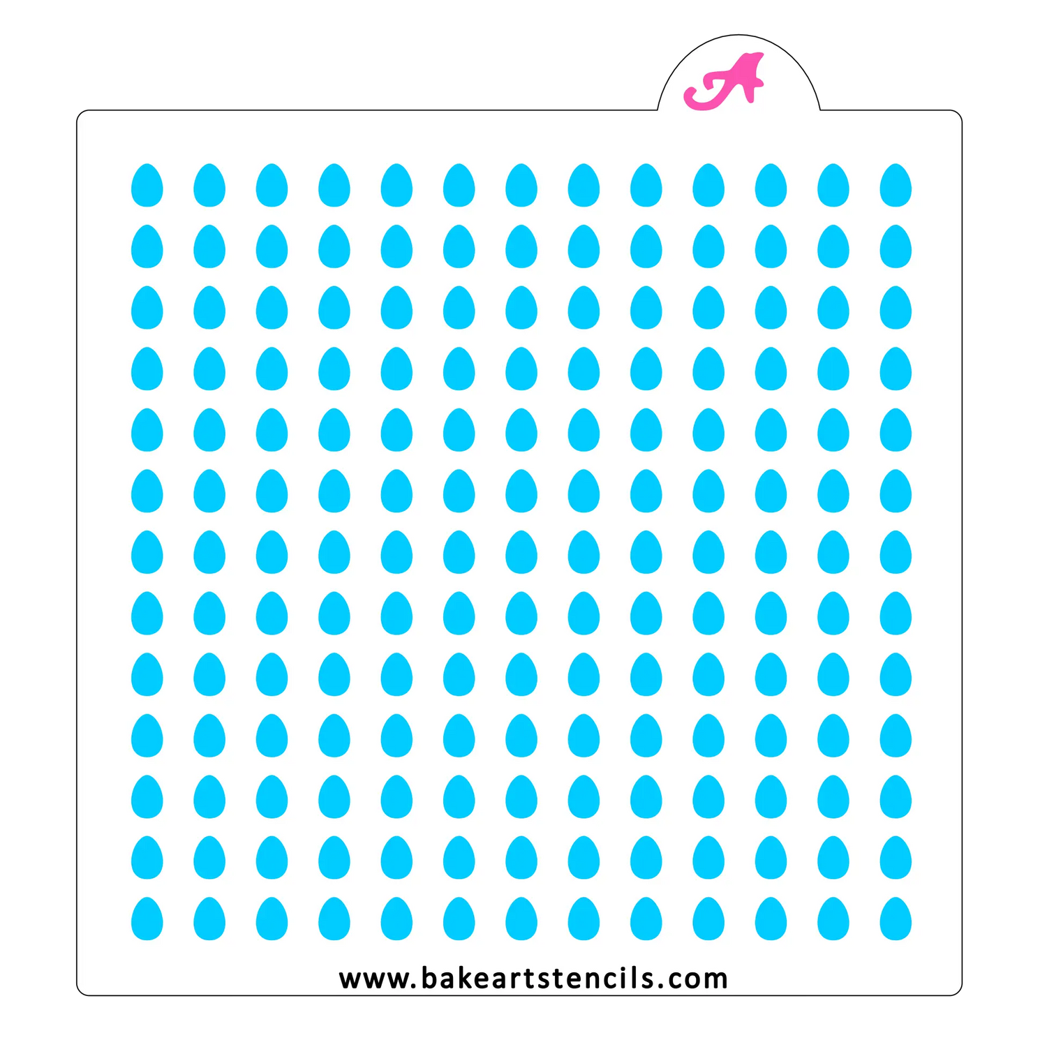 Easter Egg Sprinkles Stencil
