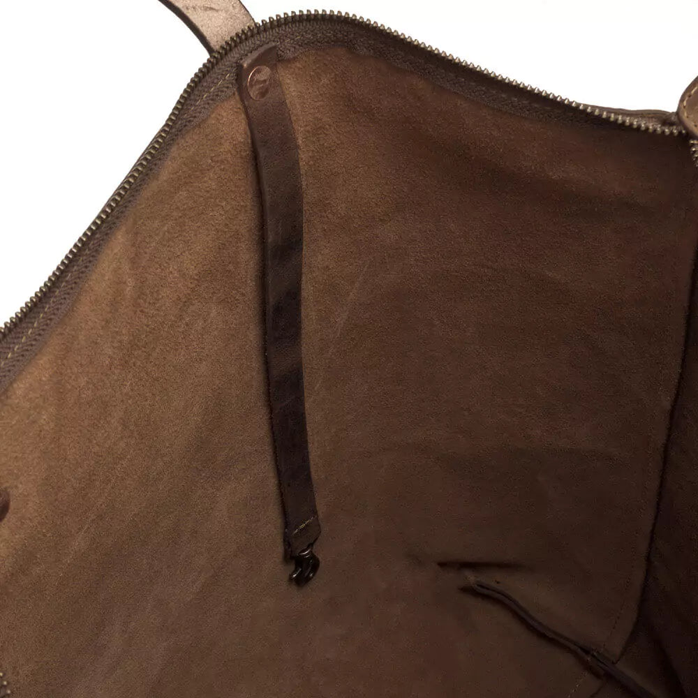 Eden OVERSIZED Leather Tote Bag - Zippered