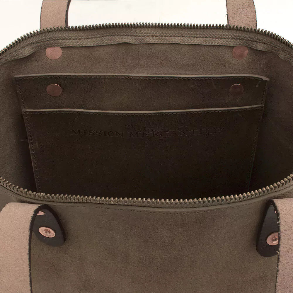 Eden MEDIUM Leather Tote Bag - Zippered