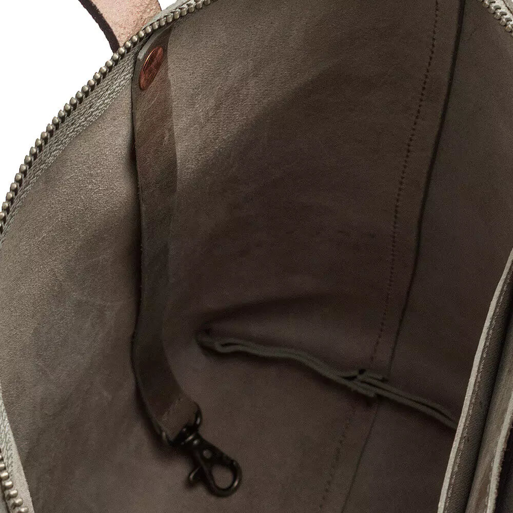 Eden SMALL Leather Tote Bag - Zippered