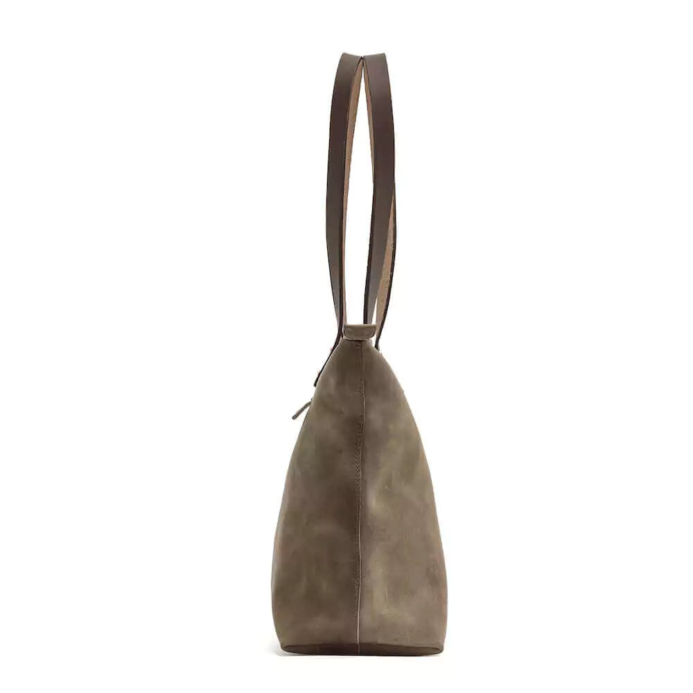Eden SMALL Leather Tote Bag - Zippered
