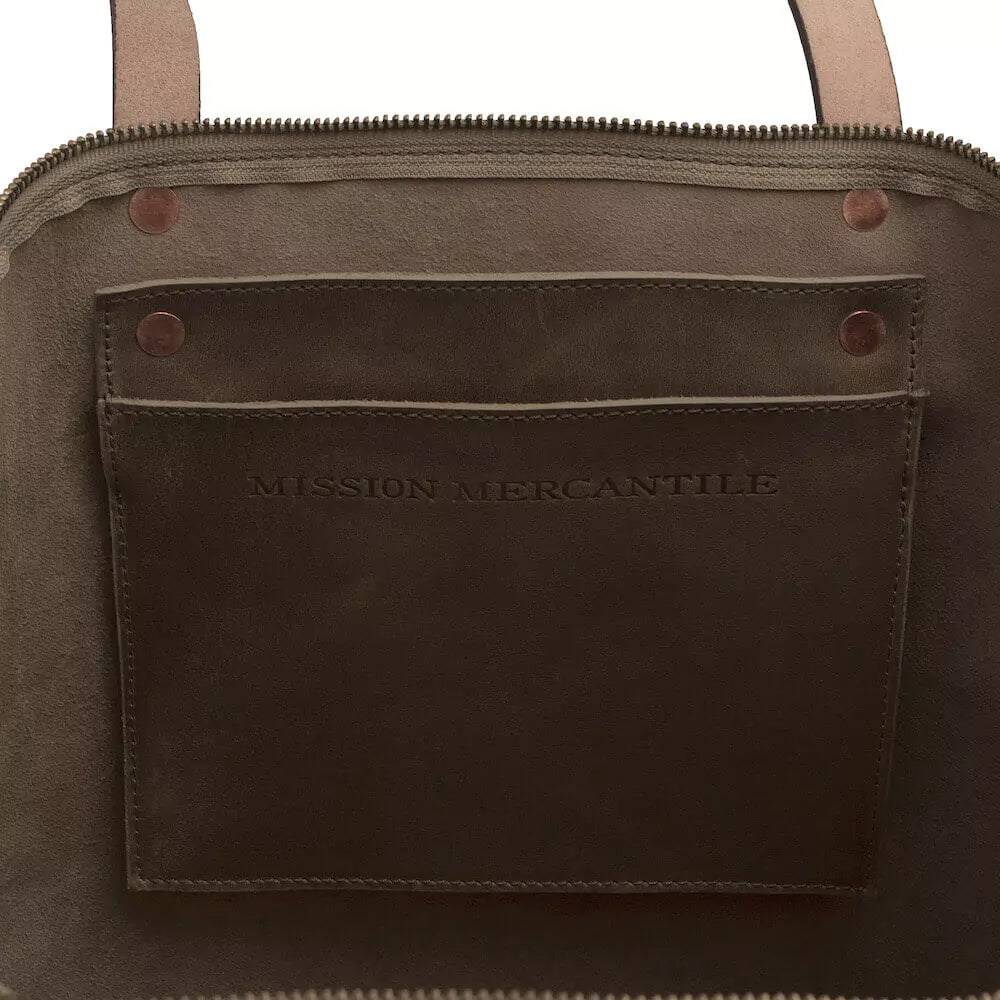 Eden OVERSIZED Leather Tote Bag - Zippered