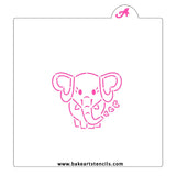 Elephant Hearts PYO Cookie Stencil