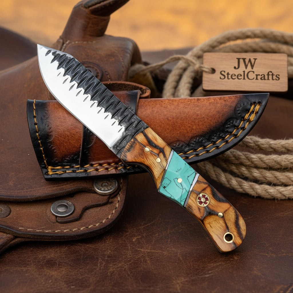 Ridgeback Hammered Tracker Knife 12