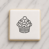 Cupcake PYO Cookie Stencil
