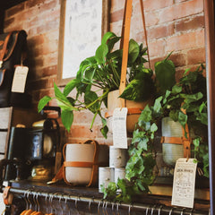 Leather Plant Hanger - USA Made by The Local Branch, product image 2