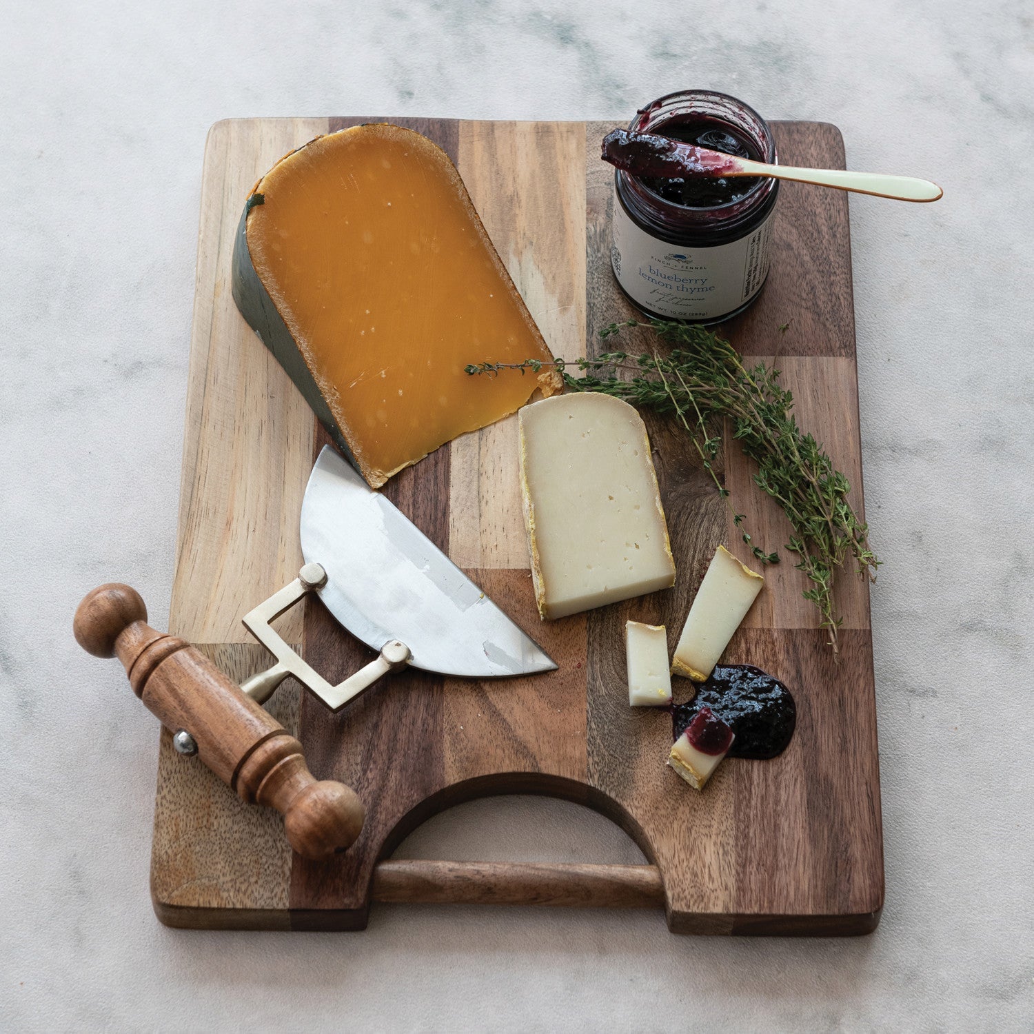 Blueberry Lemon Thyme Fruit Preserves | Finch & Fennel