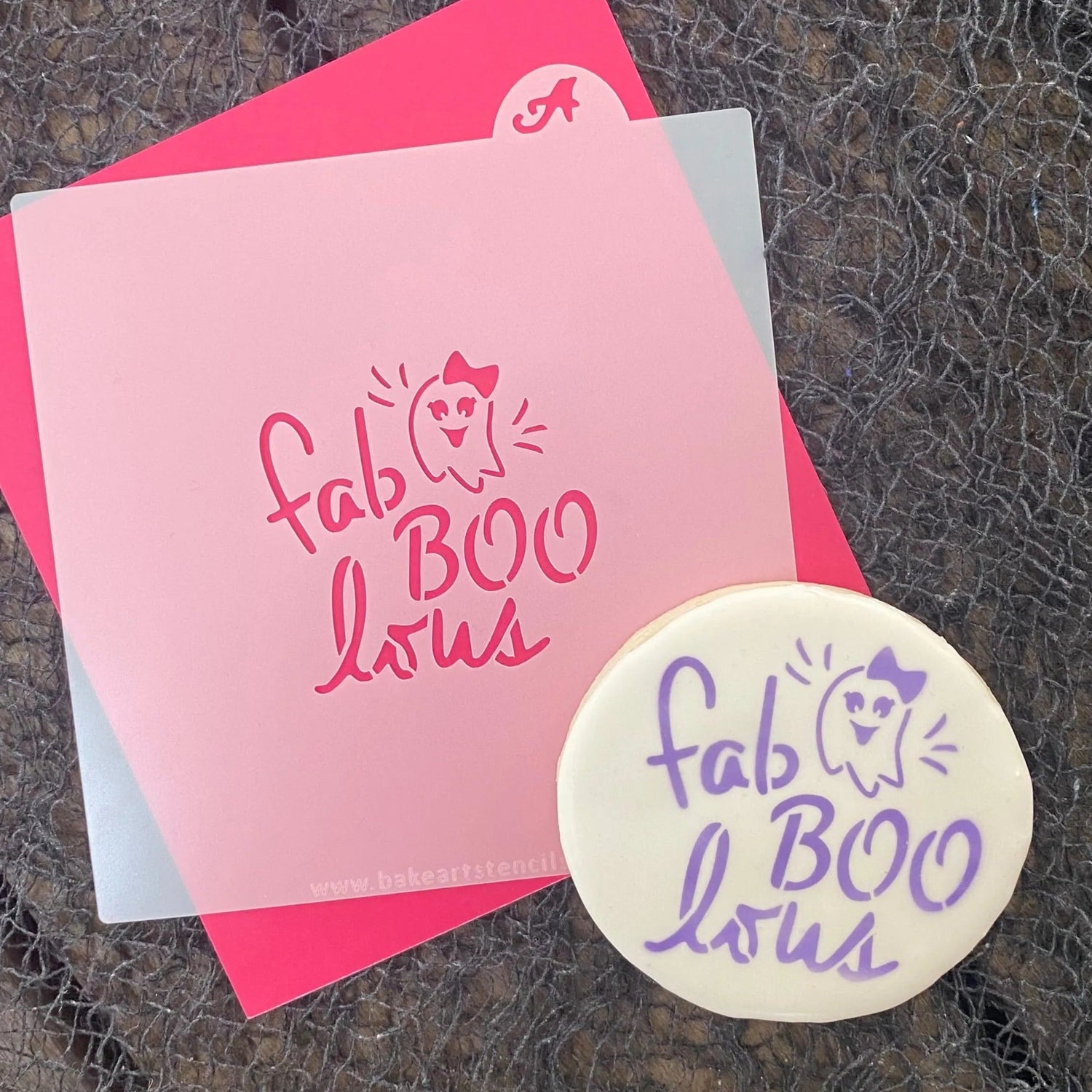 FabBOOLous Cookie Stencil
