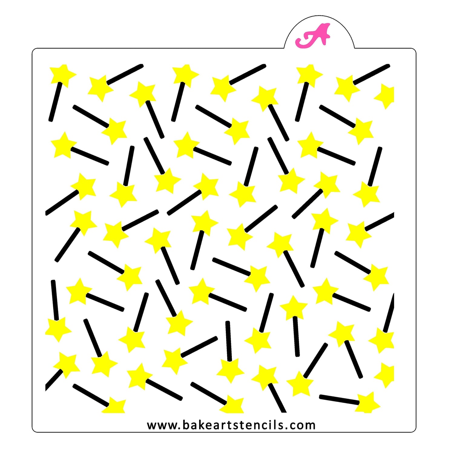 Fairy Wands Pattern Stencil Set