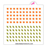 Fall Leaf Sprinkles Stencil