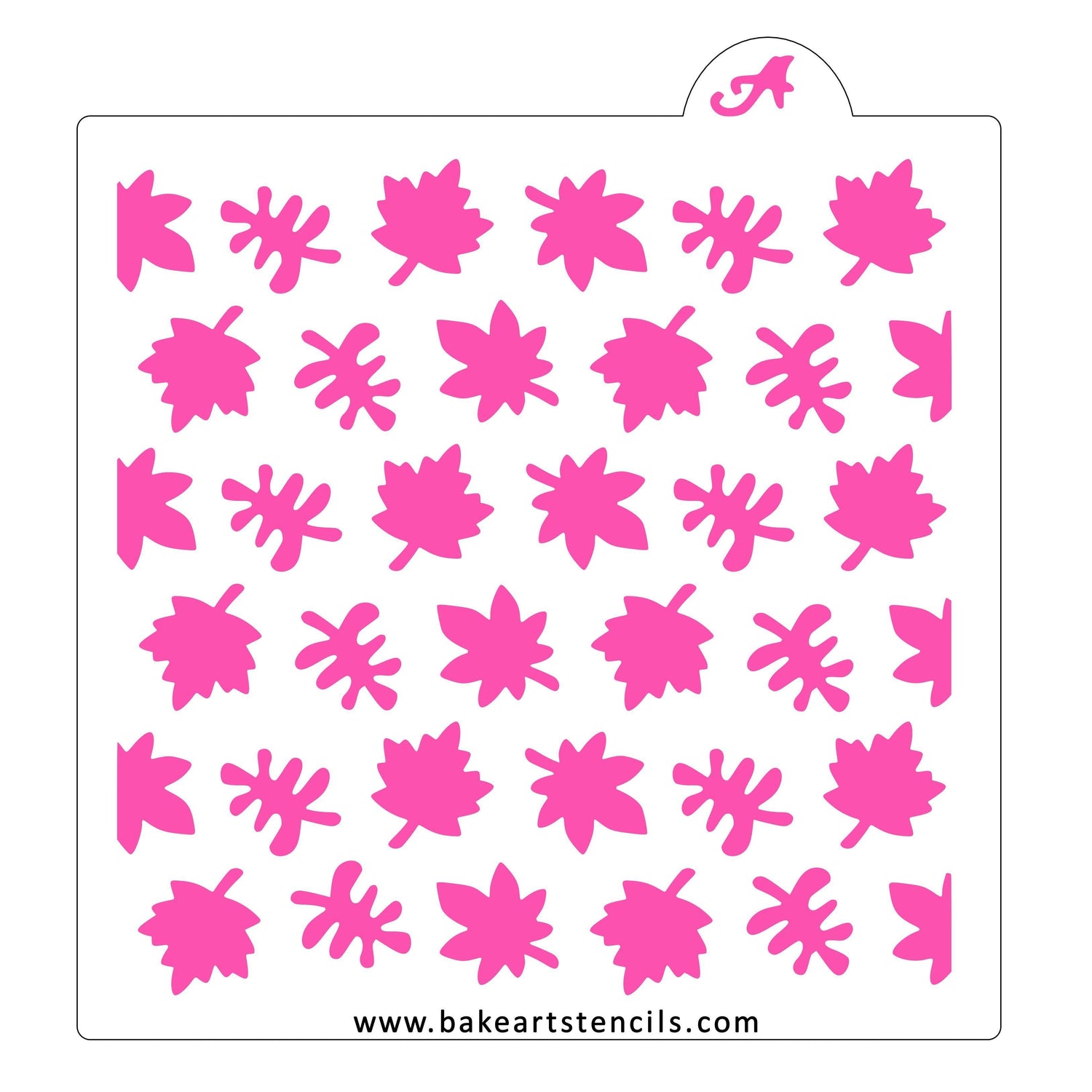 Fall Leaves Pattern Stencil Set