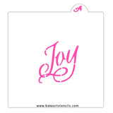 Fancy Joy Cookie Stencil