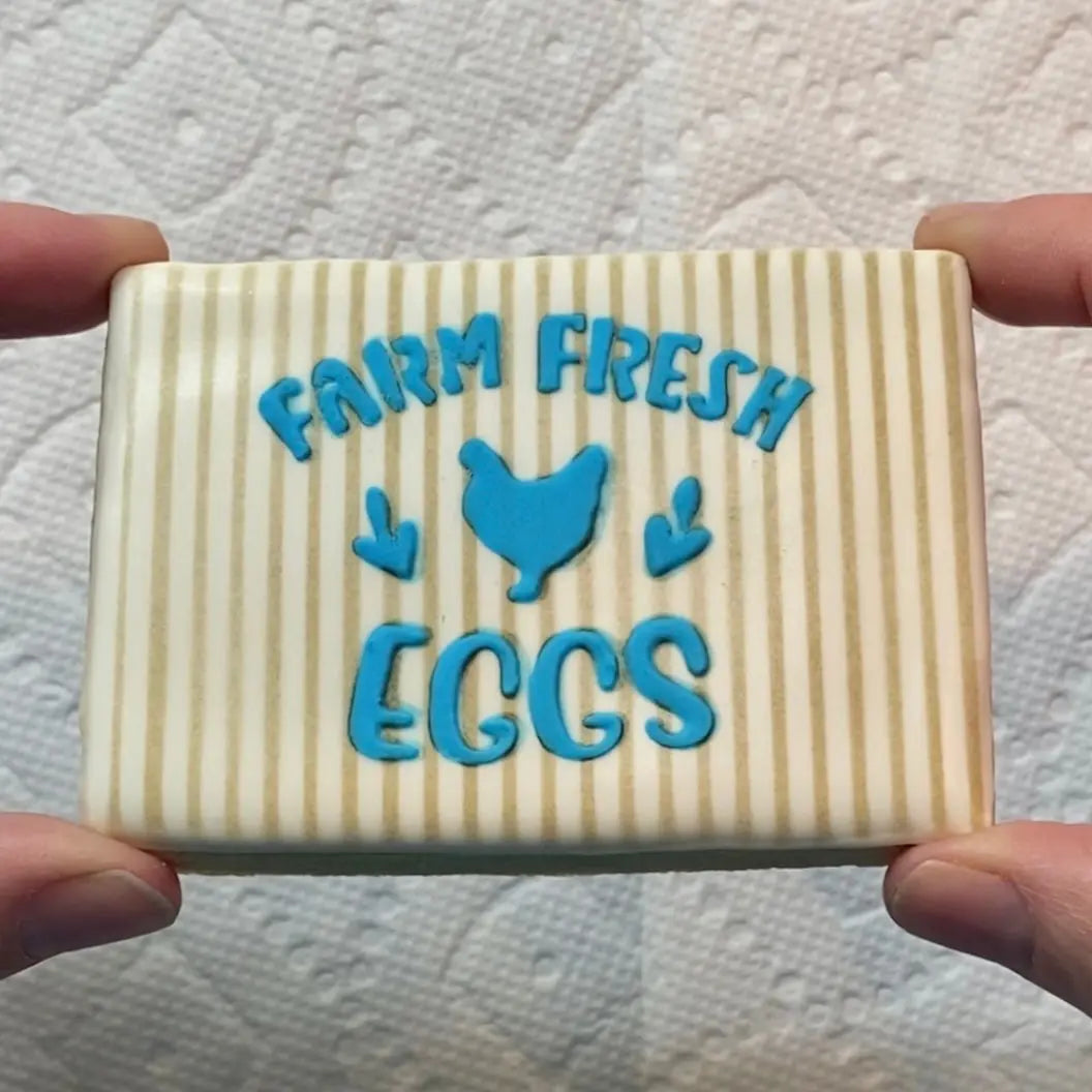 Farm Fresh Eggs Cookie Stencil