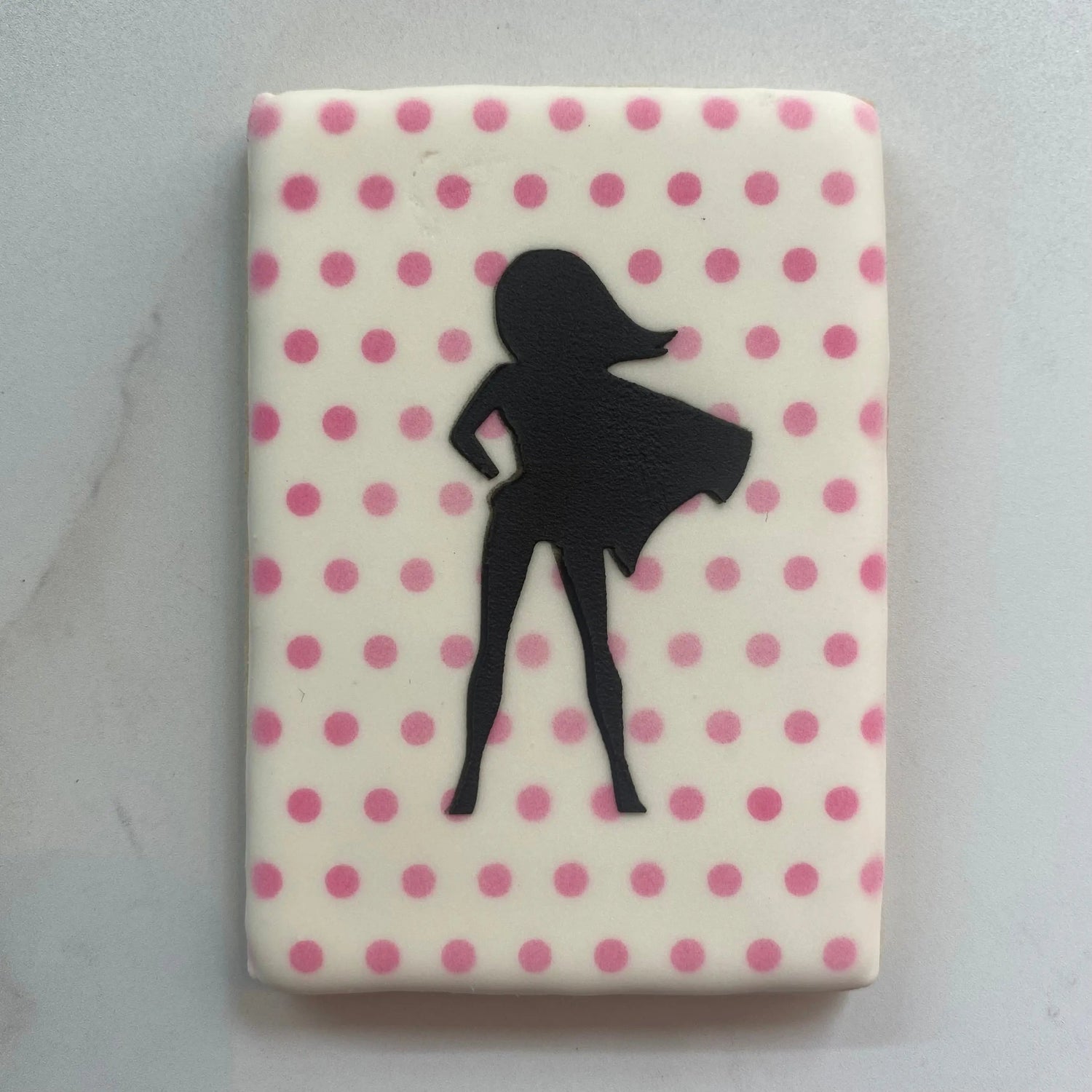Female Super Hero Stencil