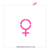 Female Symbol Stencil