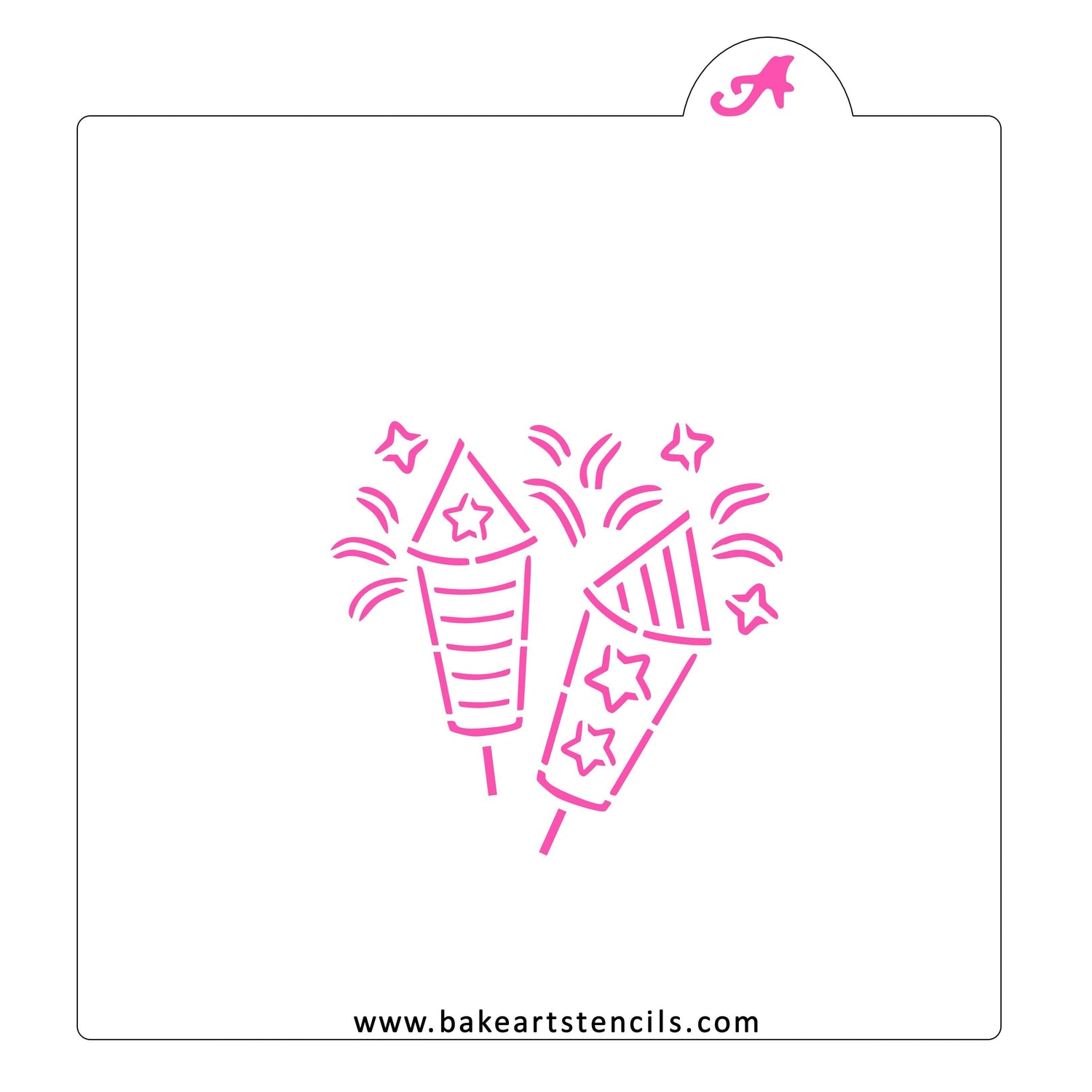 Firecrackers PYO Stencil