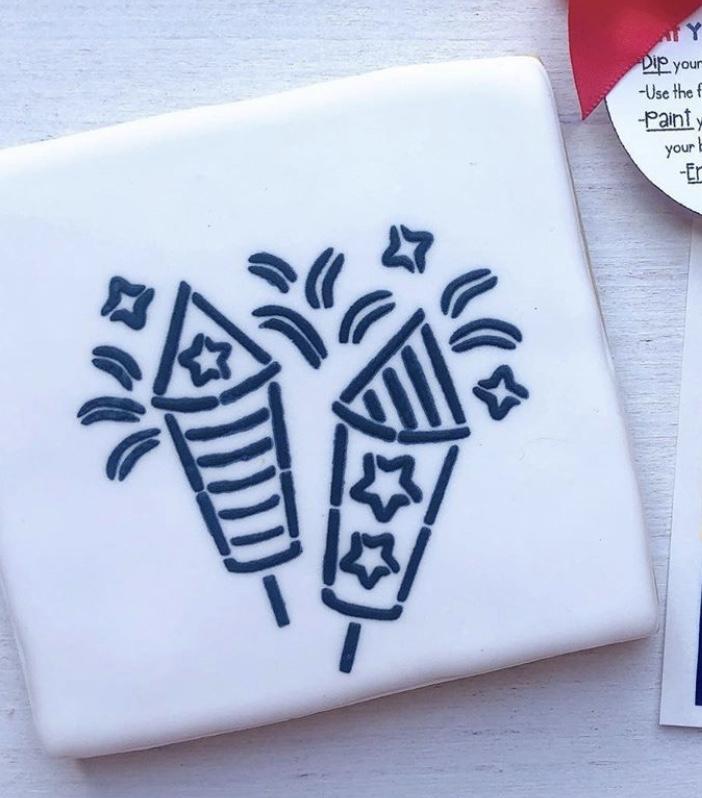 Firecrackers PYO Stencil