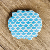 Fish Scale Pattern Cookie Stencil