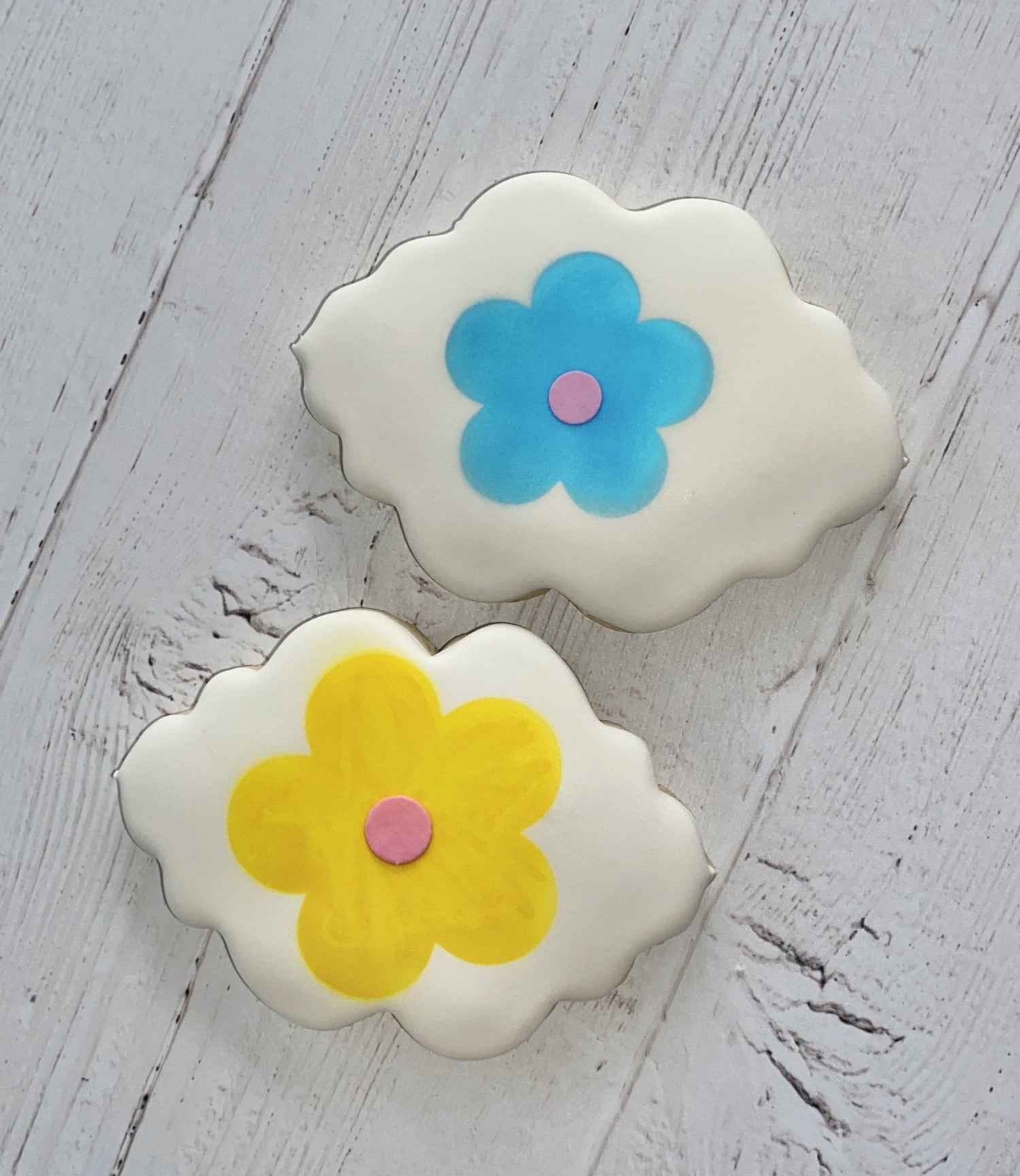 Five Petals Flower Stencil