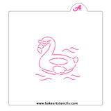 Flamingo Float PYO Stencil