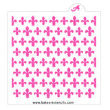 Fleur Flair Pattern Stencil