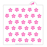 Flower Petal Pattern Stencil