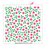 Flowering Vines Stencil Set
