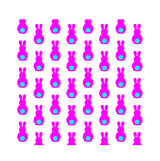 Fluffy Bunny Tail Stencil Set