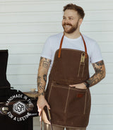 Waxed Canvas Apron - USA Made by The Local Branch