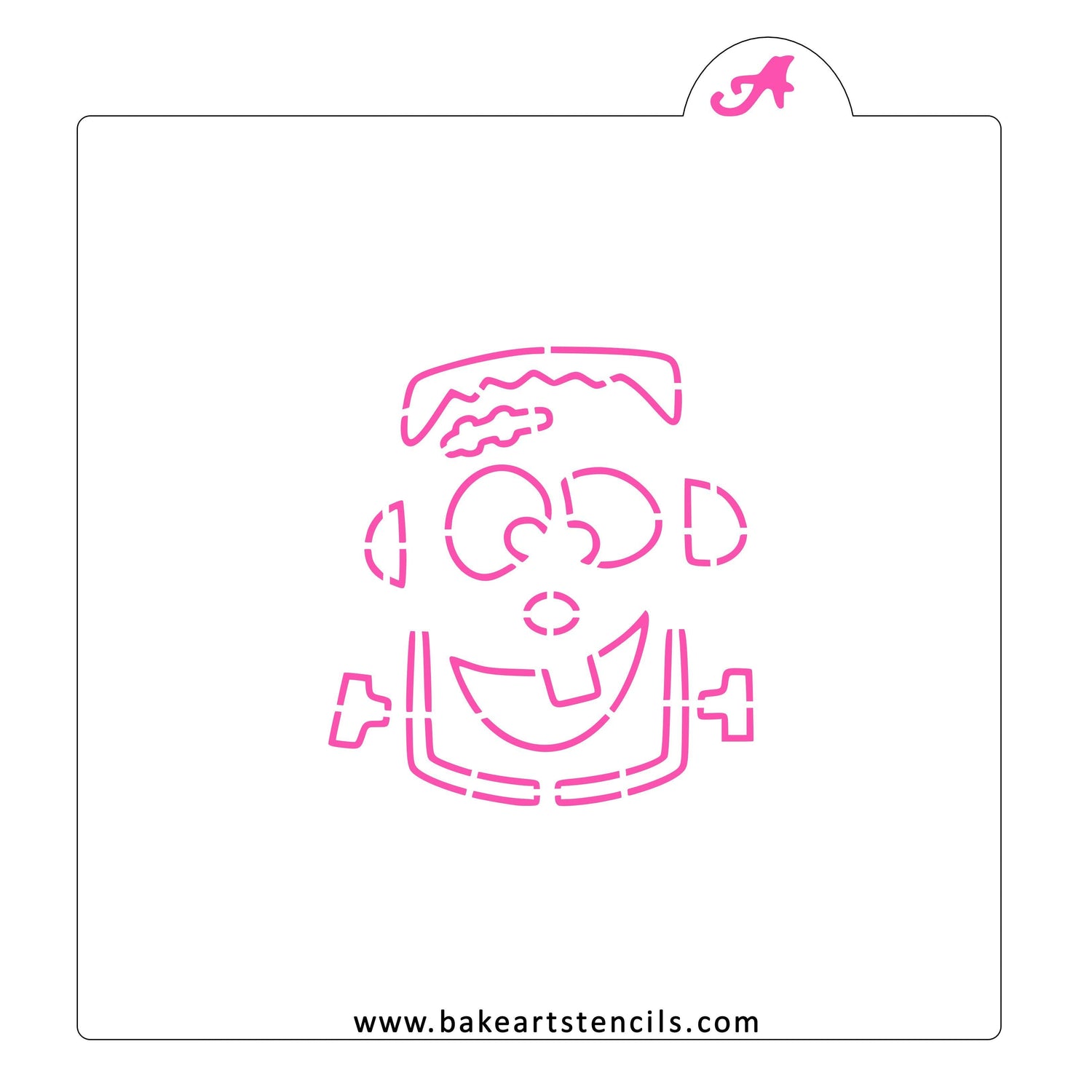 Funny Frankenstein PYO Cookie Stencil
