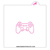 Gamer PYO Cookie Stencil