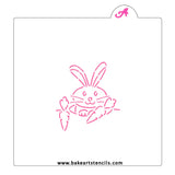 Garden Bunny PYO Cookie Stencil
