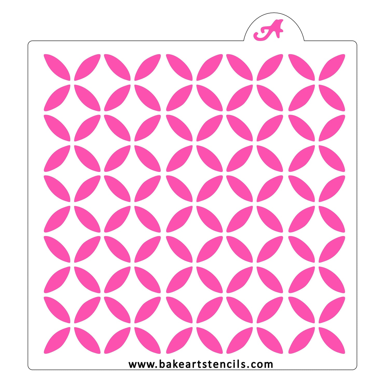 Geometric Circle Pattern Stencil