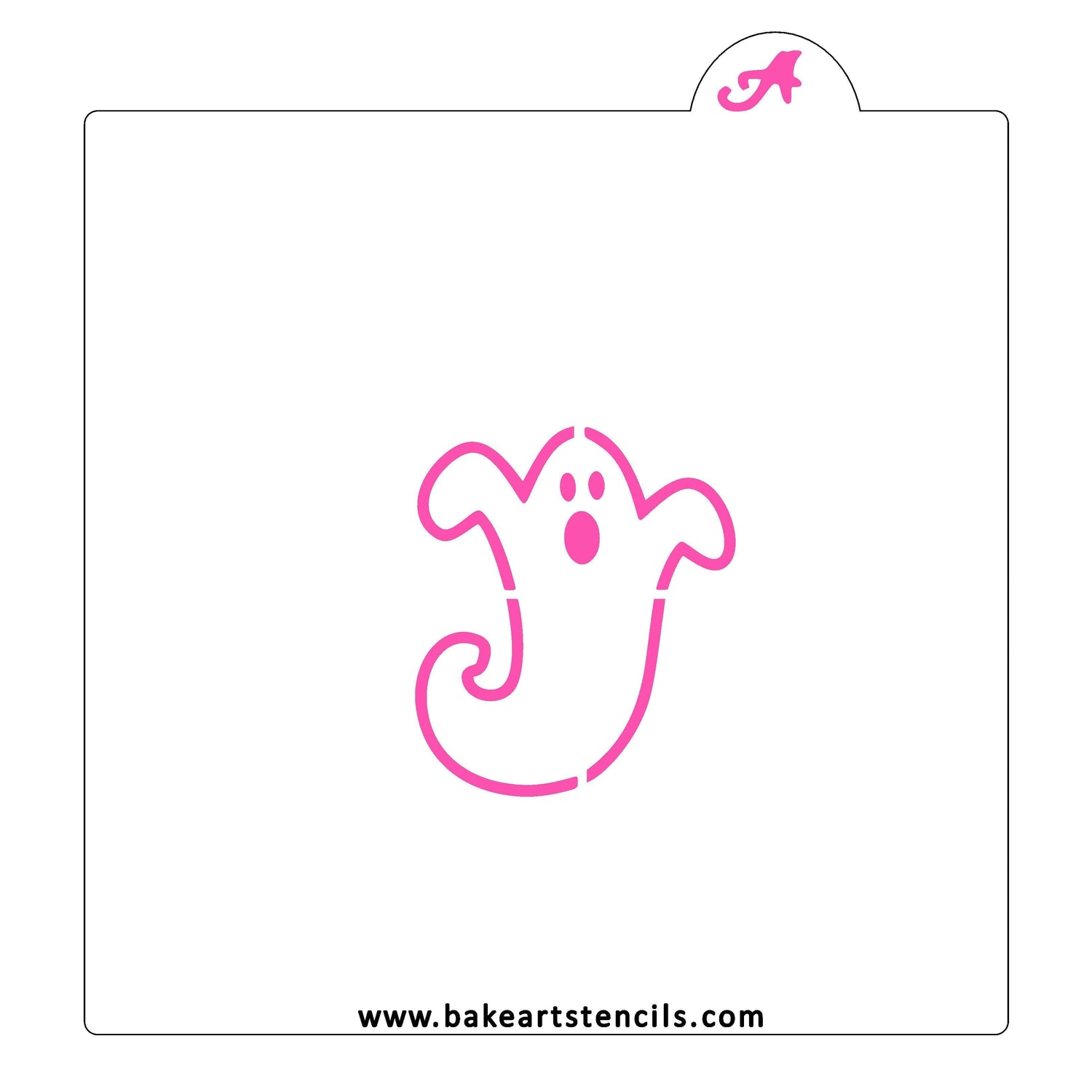 Ghost Cookie Stencil