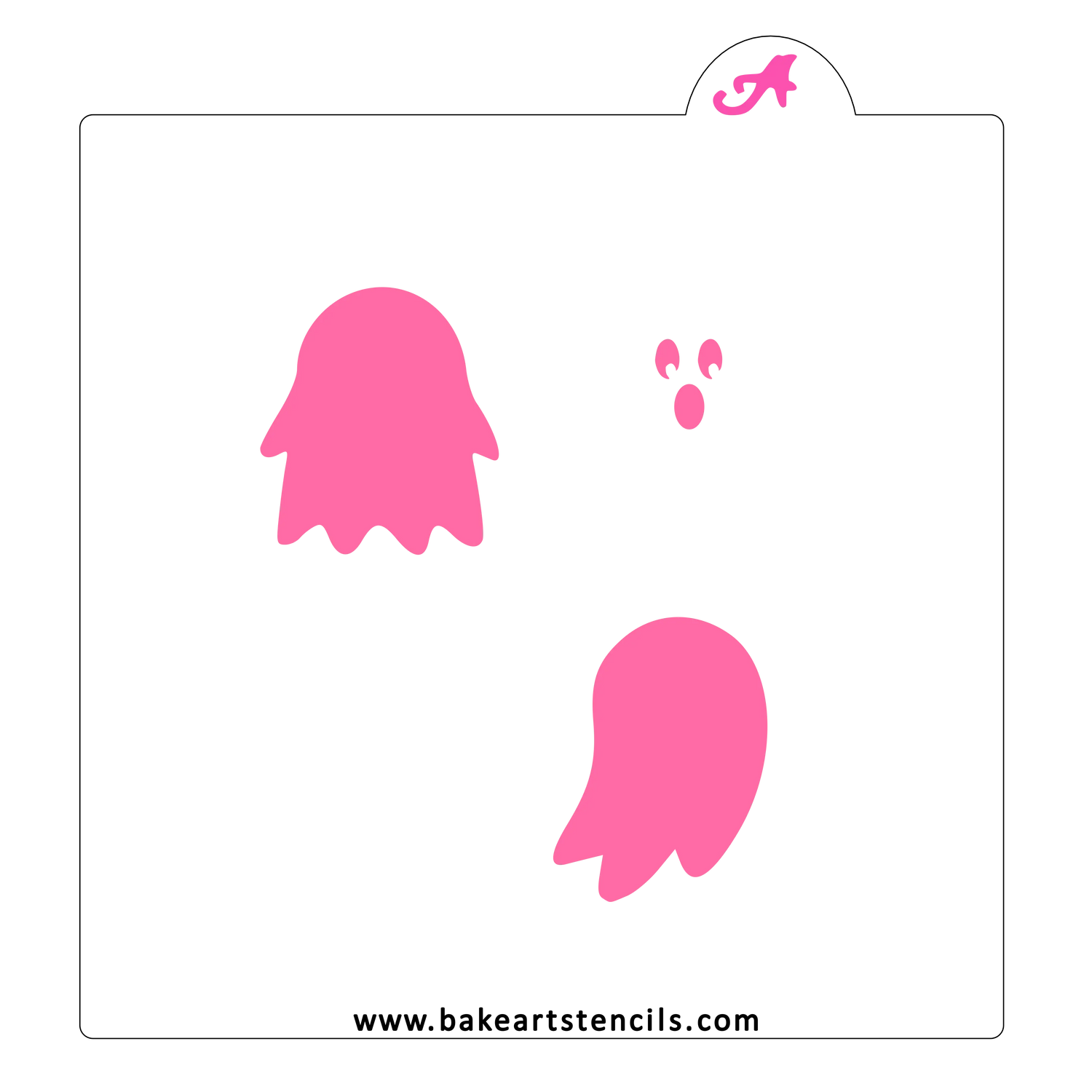Ghost Silhouettes Stencil