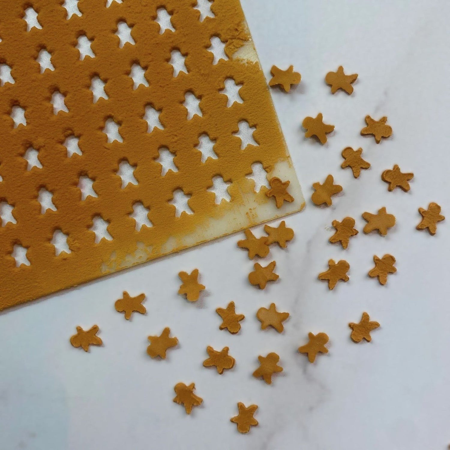 Gingerbread Man Sprinkles Stencil