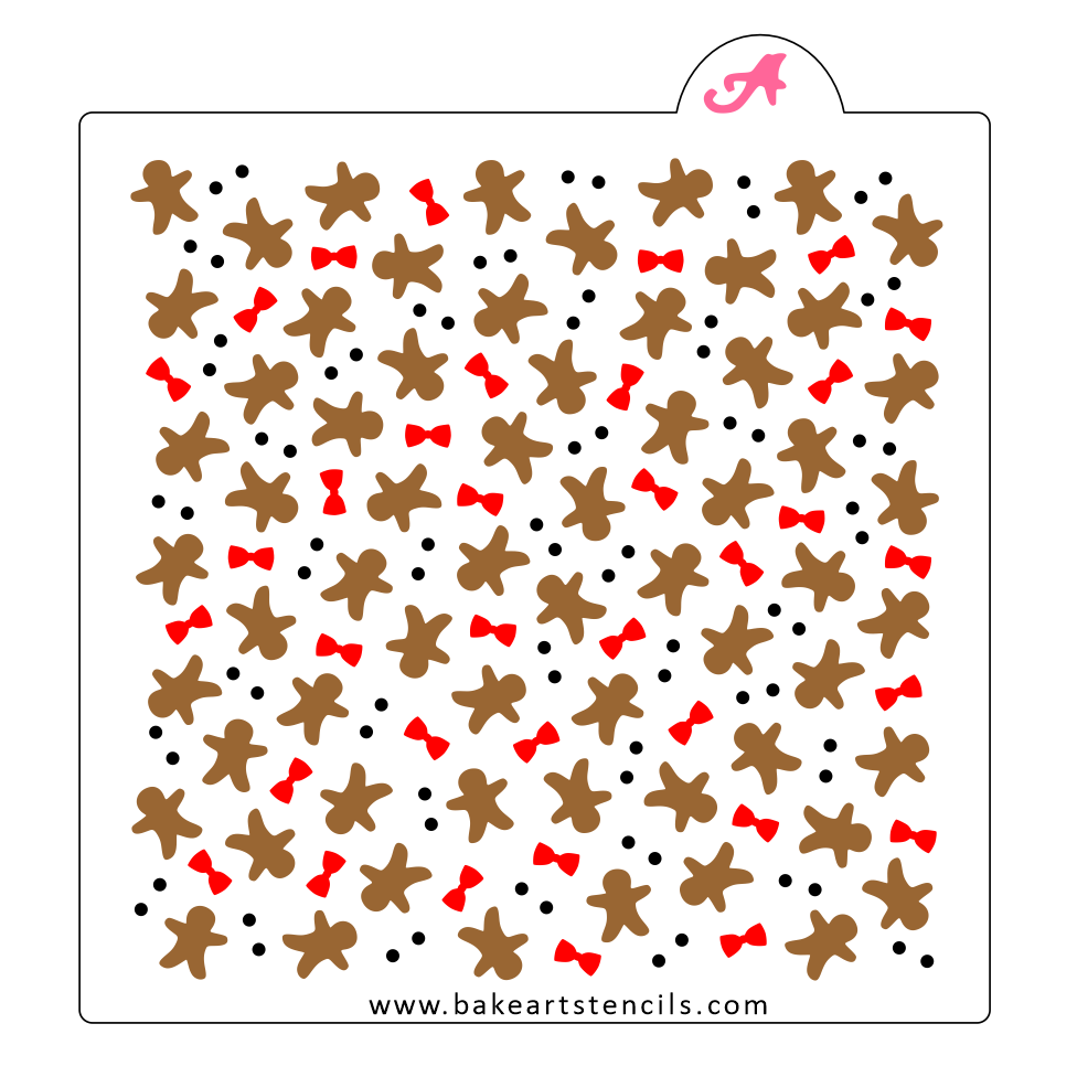 Gingy Fun Cookie Stencil