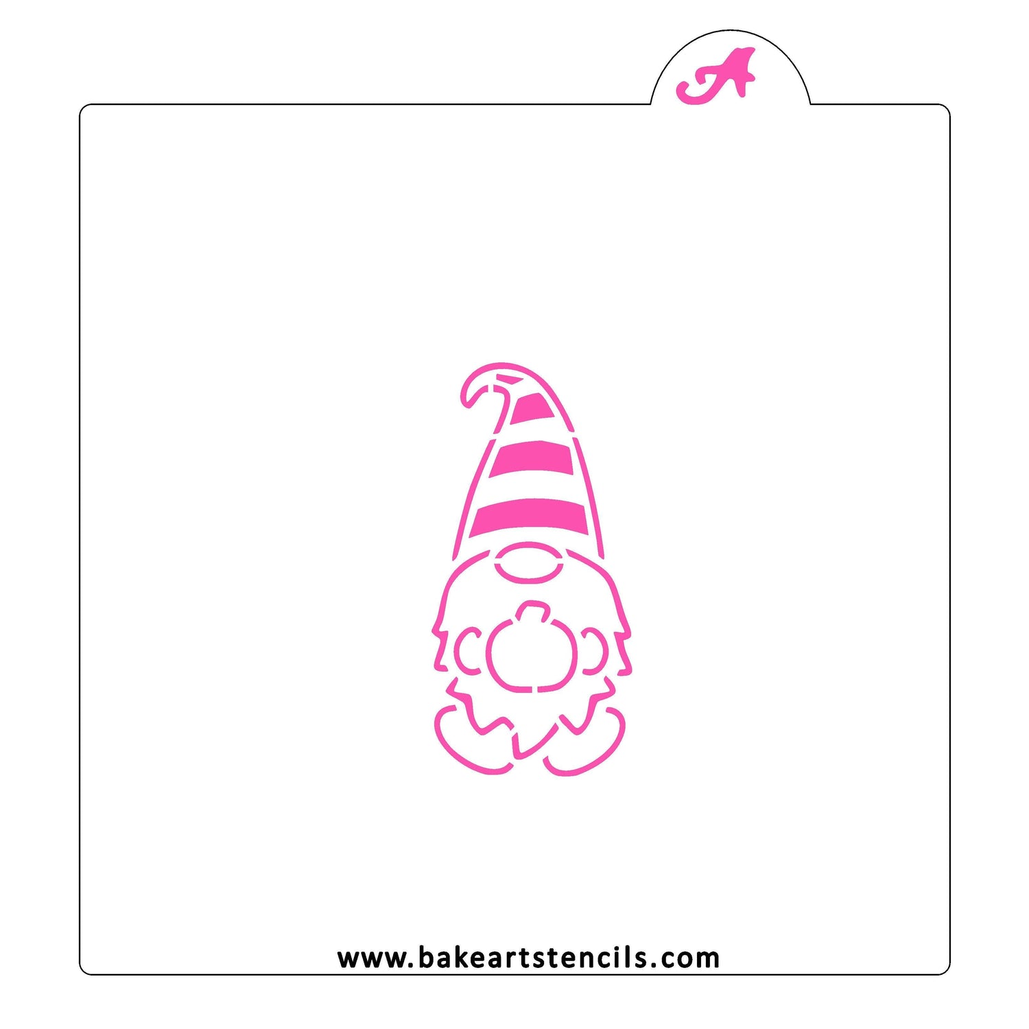 Gnome Pumpkin PYO Cookie Stencil