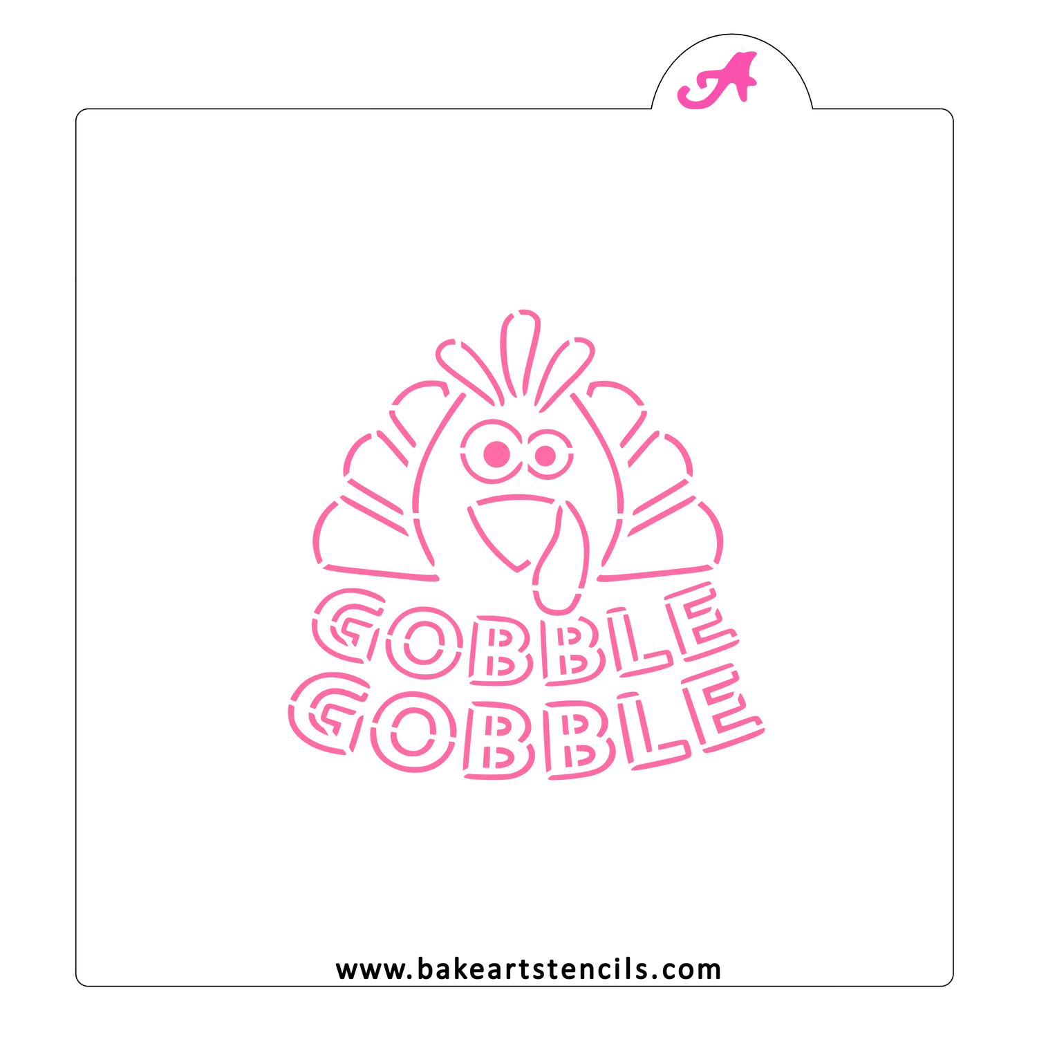 Gobble PYO Cookie Stencil