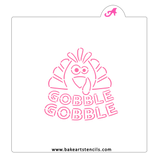 Gobble PYO Cookie Stencil