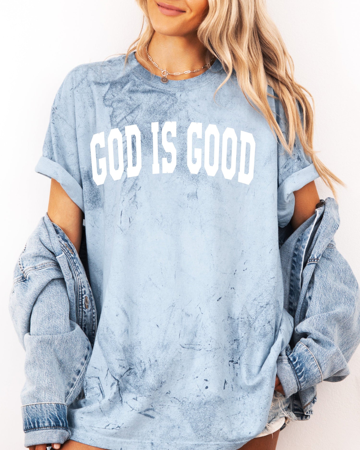 God Is Good Christian Comfort Colors Garment-Dyed T-Shirt – Faith-Inspired Crewneck Tee