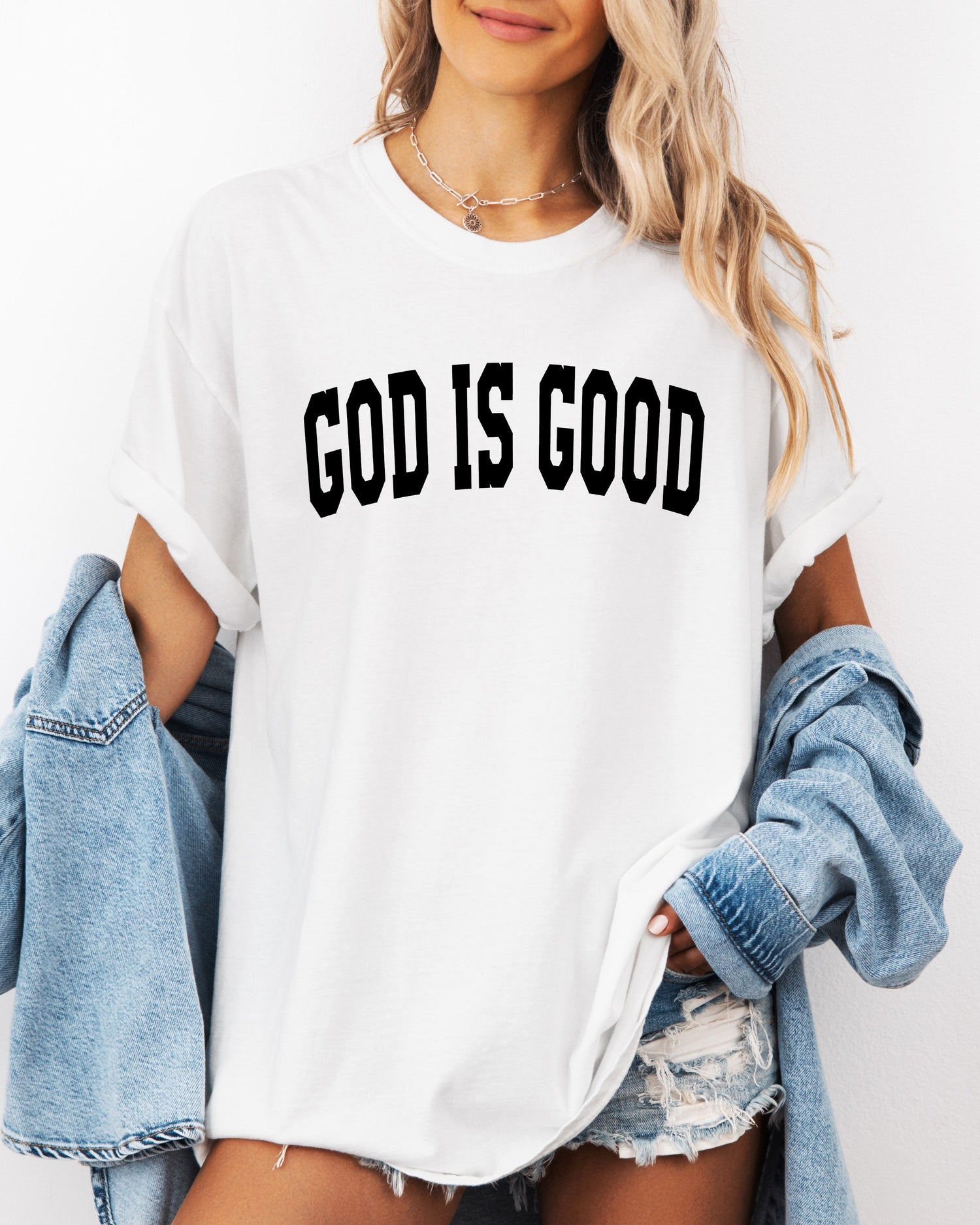 God Is Good Christian Comfort Colors Garment-Dyed T-Shirt – Faith-Inspired Crewneck Tee