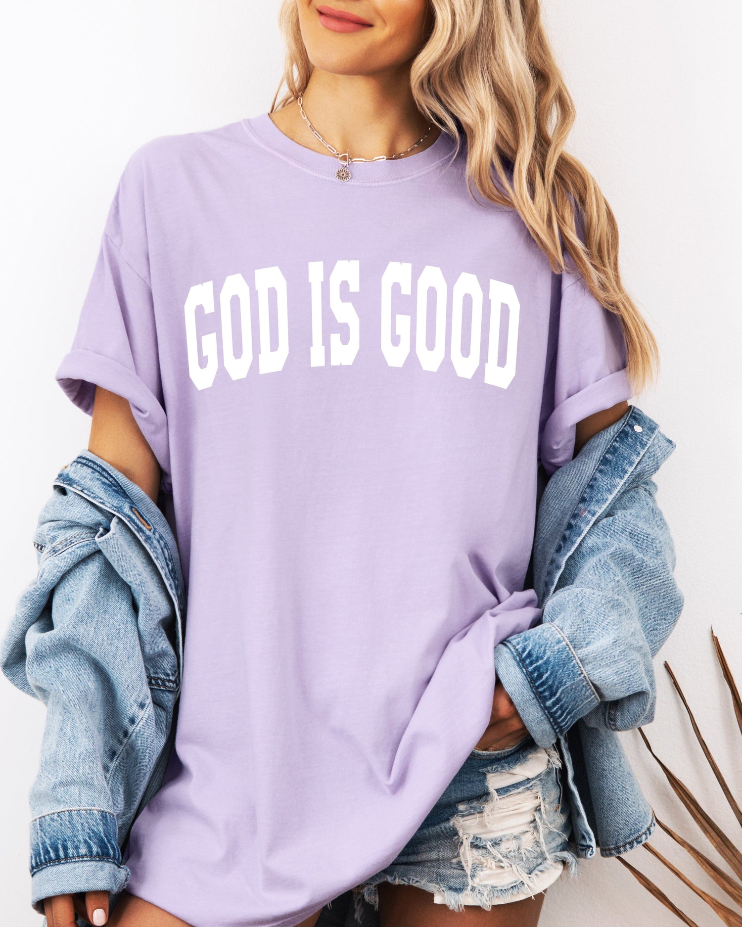 God Is Good Christian Comfort Colors Garment-Dyed T-Shirt – Faith-Inspired Crewneck Tee