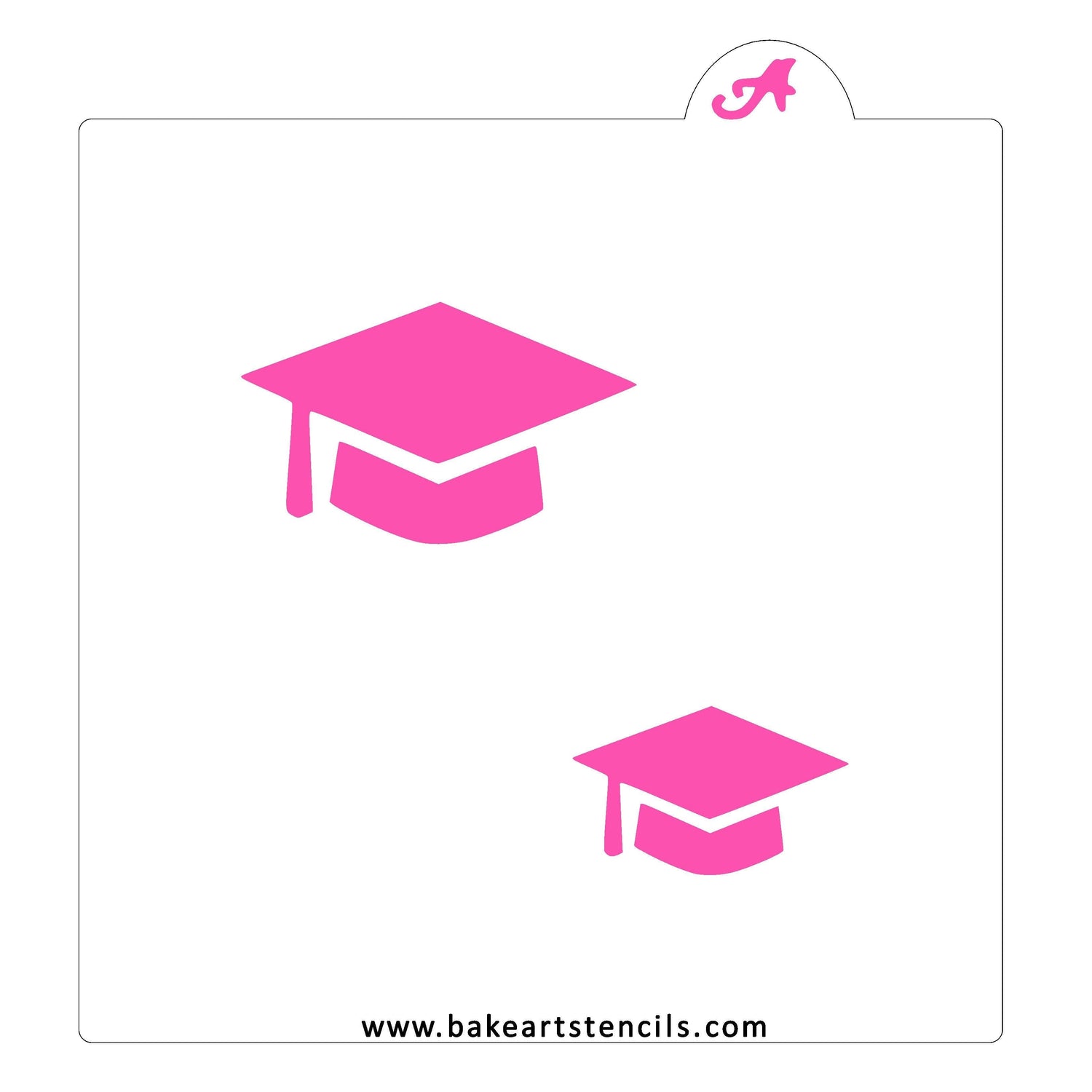 Grad Caps Stencil